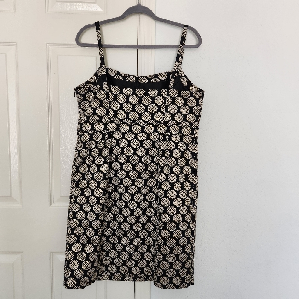 Limited Edition Gold and Black Sphagetti Strap Mini Dress. Sz 14 - Picture 8 of 13